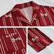 La nouvelle année de mariage et de mariage de Han Ziduo de Big Red Couple Pyjamas for Women, Summer Short à manches à manches et mariés Dowry Men’s Home Clothes Z3890 Femme Z3897 Male Ice Silk Style XL Femme Female 163-172cm, Recommandé Poids 1
