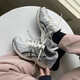 亚瑟士（asics）Jog 100s 春夏百搭绿色男跑步鞋休闲复古运动鞋女鞋 1201A967-100银白色 保障 37.5