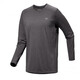 始祖鸟（ARC'TERYX）Arcteryx Cormac LS男款防晒速干舒适透气圆领长袖T恤X9719 层云蓝Stratus Heather X9719 L