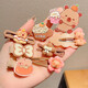 
Hairdressing Tools Kapibala Children's Hairpin Spring and Summer Girls' Bangs Broken Hair Cartoon Cute Baby Hair Accessories Pink KT Cat (Ten Piece Set)