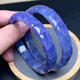 Iosn natural tanzanite single circle hand bracelet ice type Tanzania sapphire ocean heart bracelet jewelry gift (S68) about 6.3mm