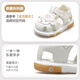 Shepherd boy baby shoes 2025 summer new style screaming shoes girls soft bottom baby sandals toddler anti-collision boys shoes Miying powder 18