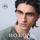Marco de gafas de tiranosaurus marco de ceja hombres cuadrado marco de alambre de oro de oro