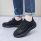 Brigjing summer breathable men's mesh shoes old Beijing cloth shoes men's lightweight hollow casual shoes middle-aged and elderly anti-slip soft-soled dad's shoes black 12353 40 (250mm)