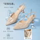 Les 25 meilleurs sandales féminines à bout pointu de la mode de la mode d'été F6031BH5 Pink 37