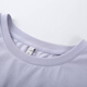 Fibre Show [T-shirt polyvalent de tempérament d'épissage de la dentelle de conception] grande taille Fat MM2025 Summer New Style 1591 Purple 5xl léger