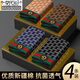 
Modal Comfortable Pure Cotton Underwear for Men's Antibacterial Boxers Sports Large Size Men's Boxers 2025 Autumn and Winter New Trend G1105-Black-Red-Dark Coffee-Shallow Coffee L [90-115Jin[Jin equals 0.5 kg]]