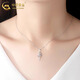 CHINA GOLD PT950 Platinum Cupid's Arrow Pendant Women's Platinum Valentine's Day Birthday Gift for Girlfriend and Wife Platinum Cupid's Arrow Pendant About 1.4g Free Silver Chain + Valentine's Day Gift Box