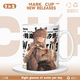 Puban Mingchao Zanni Xiakong Cup Peripheral Anime 2D Game Peripheral Water Cup [Weiße Hand] DR6198 Exquisite Tasse [Single Cup + Löffel + Tasse Deckel]