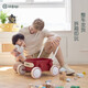 
Kidpop children's multi-function cart toy walker cart creative birthday gift for boys and girls 7-36 months of price protection red (PP material car bucket) free anti-tilt leash