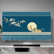 TV-Cover 100-Zoll-LCD-TV-Hanging 5560707580-Zoll chinesischer staubsicherer Abdeckungsmagnolien 60 Zoll (13780 cm)