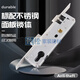 XMSJ old aluminum alloy door lock break bridge aluminum swing door transmission lock break bridge door lock white broken bridge door lock plastic steel lock black paired with 9225 lock body /gt55mm x universal type x with key