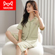 
Catman (MiiOW) pure cotton pajamas for women summer short-sleeved cropped pants cardigan style mother large size casual home clothing women's 2024 new style lotus purple NXF-9898 pure cotton women's cardigan short. M [Suggestion 80--100Jin [Jin equals 0.5 kg]]