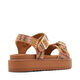 STEVE MADDEN Girls Gal Wedge Sandals Cognac Multicolor 13 Little Kid