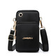 Fengxi 2025 mobile phone bag for women 2025 new cross-body mobile phone bag wrist arm bag coin purse mini bag black balloon large size 1008