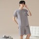 Le nouveau coton d'été de Yu Zhaolin est confortable pour hommes à séchage à séchage rapide à manches à manches à manches courtes décontractées de style 16763 l