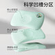 Baby shaping pillow newborn correction head shape correction 0 to 6 months baby anti-migraine 1 year old memory foam pillow Tencel shaping pillow - Xiaotu