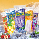Yili yili Ice Factory Eis Eis Eis am Stiel Nostalgic Kaltes Getränk Pfirsich Ice Blueberry Ice Ice Ice Ice Cream mit Ananas 15 Stücke (1050 g)