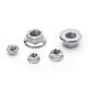 Flange nut 304/201 stainless steel anti-slip pattern flange nut GB6177M4M5M6M8M10M12M14 304 stainless steel flange mother M12200 pieces