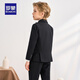 
Romon children's suit vest suit boy British style host dress flower boy performance suit black 140