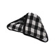 Clip de triángulo a cuadros en blanco y negro de meipai 2024 Nicho retro para el cabello SN9756SN1302SN Plaid en blanco y negro (preventa)