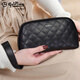 Jinlilai Wallet's Long 2025 New Fashion Fashion Simple Leather Clutch Ladies Giving Mom Clutch [Negro] Autorización oficial
