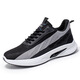 Chaussures décontractées Summer des chaussures sportives polyvalentes pour les chaussures de hauteur décontractées Chaussures de course adolescents Flying Mesh Sports Chaussures 9901 Blanc 39