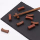 Jieshunxing Chopstick Holder Chopstick Holder Wooden Chopstick Holder Household Red Sandalwood Chicken Wing Wood Male Chopstick Holder Chinese Chopstick Pillow Commercial Wholesale Chicken Wing Log Chopstick Holder Exquisite and Simple 5 Pack
