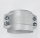 Bonbida aluminum pipe clamp EN14420-3/ENAW6082 aluminum vest two-half buckle calava two-piece shield machine hoop 2 inch DN50*8 hose outer diameter 64-67