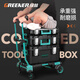 Green Forest Large Combined Stacking Hardware Toolbox Storage and Stacking Multifunctional Industrial Grade Large Capacity Set Toolbox Combination (No. 1, No. 2, No. 3)