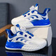 Anta Kids Children's Sports Sports Botón de rotación Botón de primavera y verano Nuevos zapatos pequeños White Mesh Mesh Aprendible Running Shops LS9903 White 28