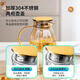 TEAHUE cold kettle glass cold kettle large capacity high borosilicate teapot household high temperature resistant cold water cup flower and fruit tea kettle
