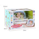 Mi Nong Children's Music Piano 0-1-3 Years Old Infant Early Education Baby Electronic Piano 6-December Toys Boys and Girls 2-4 Snowflake Music Piano [Bel Blue] Battery Version [3 Sections No. 5 Normal Battery]