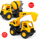 鑫行玩具（XINHANGTOYS）新款工程车玩具套装加厚大号挖掘机儿童 677-27惯性中号挖掘车