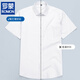 ROMON men's short-sleeved shirt 2025 spring and summer new loose casual thin pocket half-sleeved shirt DX6625 38 [Suggested 100-115Jin [Jin equals about 0.5 kg]]