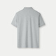 Heilan House (HLA) POLO shirt for men, the same style as Zeng Shunxi, artist ZOLA joint short-sleeved men's 25 summer, medium gray 29 HNTPD2J029A L 175/92 recommended 137~150Jin Jin equals 0.5 kg