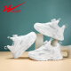 
Double Star Children's White Shoes Spring and Autumn Mesh Breathable Student Mesh Shoes Boys White Sneakers Girls Campus White Shoes 15247 White (Spring and Autumn Mesh) 28 Inner length is about 18cm