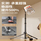 Bethers Live Tripod remplissage Éclairage Internet Célébrité avec un selfie spécial Stick Outdoor Portable photo vidéo 2025 Nouvelle étagère de triangle de support de bureau multi-fonctions universelles [acier en carbone équipé de planche maximum) Clip de téléphone mobile + sac de rangement sac
