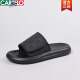 
CARTELO Slippers Men's Summer 2025 New Fashionable and All-match Soft Sole Beach Shoes Men's Outdoor Waterproof and Odor-Repellent Flip Flops Black 6189 38