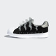 阿迪达斯（adidas）三叶草运动童鞋SUPERSTAR 360 贝壳头运动板鞋GX3271 黑色 26