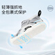 Dr. Jiang's summer boy's breathable step front shoes, baby toddler comfortable cartoon children's shoes, children's sandals, rice/silver, 22 feet length approximately 13.0-13.6