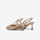 Les 25 meilleurs sandales féminines à bout pointu de la mode de la mode d'été F6031BH5 Pink 37