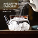 Mu Ye bubble teapot glass tea set large capacity lifting beam tea tray high borosilicate glass kettle household tea set