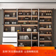Yiyi sideboard light luxury modern simple living room storage cabinet cupboard kitchen storage cabinet wine cabinet household tea style 15280*40*220 send induction light