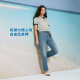 Levi's李维斯冰酷系列25年春夏新款女士724高腰修身直筒牛仔长裤 蓝色 27 (28)