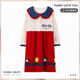 Kang Meishi's wedding funny cute morning robe girl group bridesmaid pajamas running bride sister autumn and winter skirt snow white clothes yzl-16836+headband glasses socks L