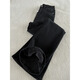 Digada schwarze Jeans-Jeans Frühling und Herbst New American High Street Vibe Slim Casual Hosen DFFS-701 Black M