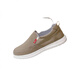 Huili new men's shoes one-foot pedal shoes for laziness shoes for men's casual canvas shoes breathable board shoes khaki 40
