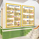Hospital CPR flowchart publicity poster rescue steps children's first aid Heimlik emergency treatment plan 11-Q3881 CPR-11 pp comes with adhesive and tear it open and stick it 24 inches = 40x60c