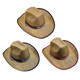 Strohhut Sommer Jazz Western Cowboyhut Männer Sonnenschutzhut Hersteller Ganz Stroh Haar Original Ritterhut Wein Rot rot